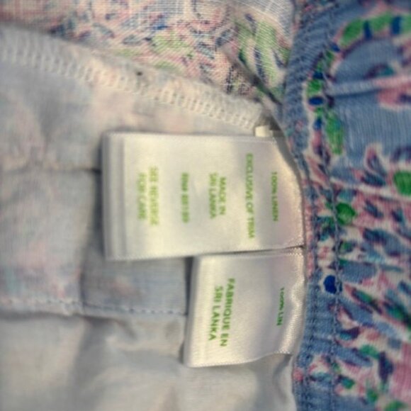 Lilly Pulitzer Linen Pants Size Medium - Picture 5 of 5